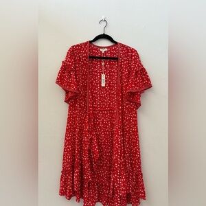 Red Kimono - Size Small